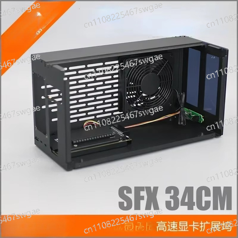Oculink Egpu Dock Graphics Card - ドック型メタルフレーム、外付けグラフィックスカード、ATX/SFX対応、Oculink/M.2 NVMe、アルミニウム製ケース、GPU OCuP4v2、OCuLink PCI-E 4.0 X4、eGPU