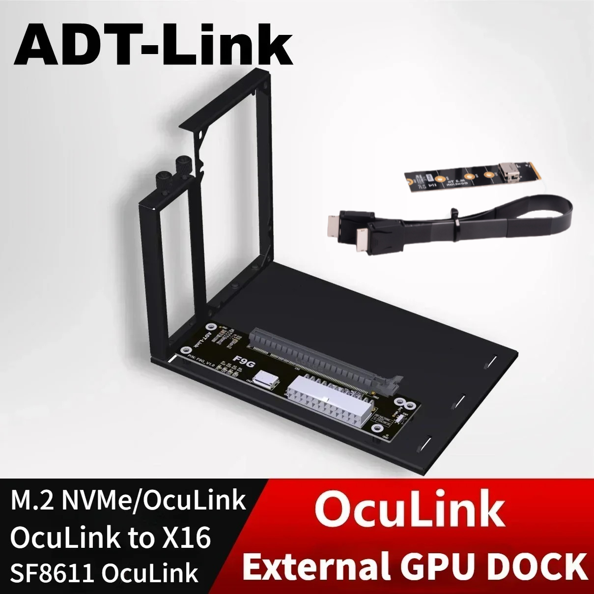 Oculink Egpu Dock Graphics Card - Apt-pcie外部グラフィックカード,usb 4.0, 64gbps,oculink,m.2 nvmeノートブック,ffc,高速,m.2 nvmeからpci-e x16,egpuアダプター